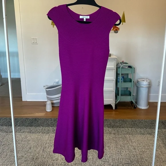 Milly Purple/Fuschia A-Line Dress - Read Description - Picture 4 of 10